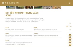 The Global City – Phân khu SOHO nhà phố thương mại 5 tầng và các Zone căn hộ